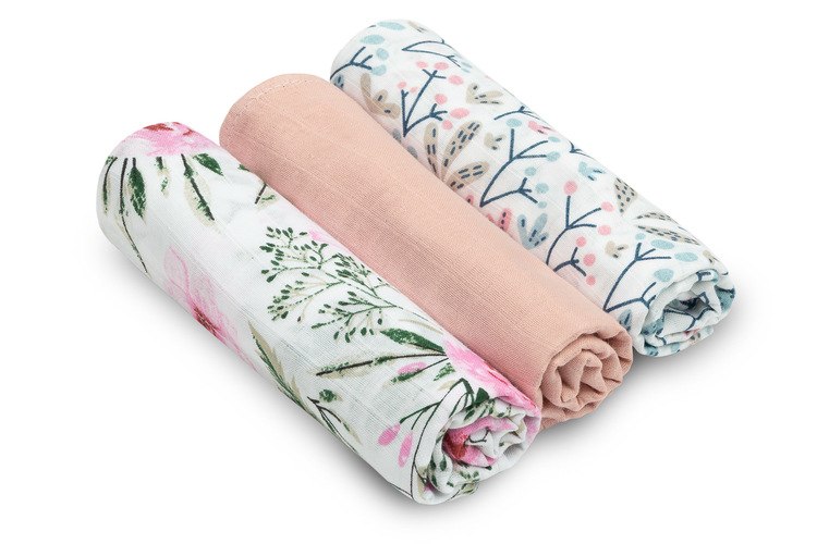 SENSILLO MUSLIN DIAPERS Girl 70/80 cm COTTON Premium