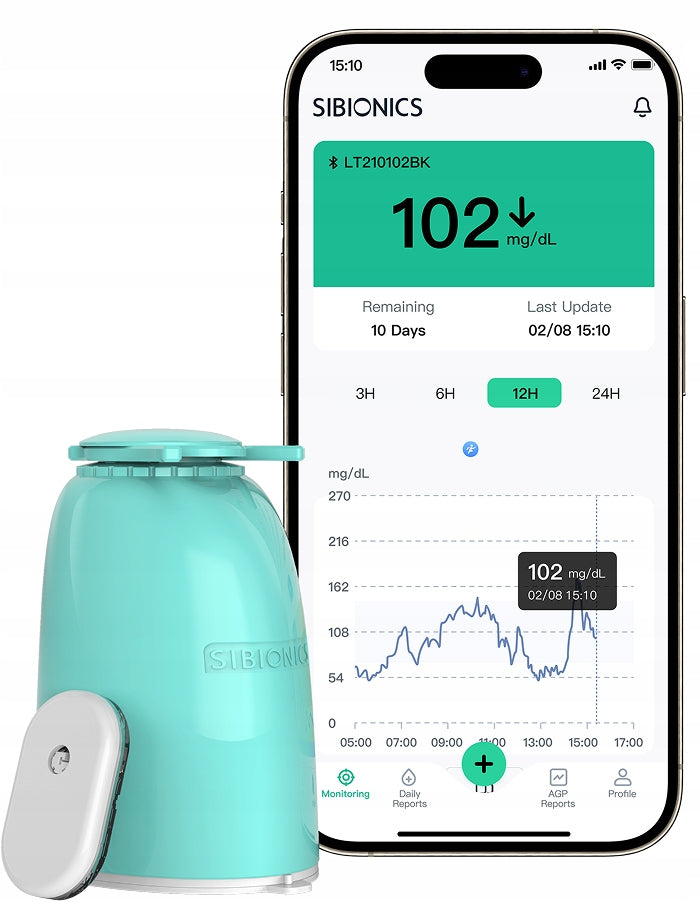 SENSOR CGM SIBIONICS GS1 - CONTINUOUS GLUCOSE MONITORING SYSTEM Packaging status original