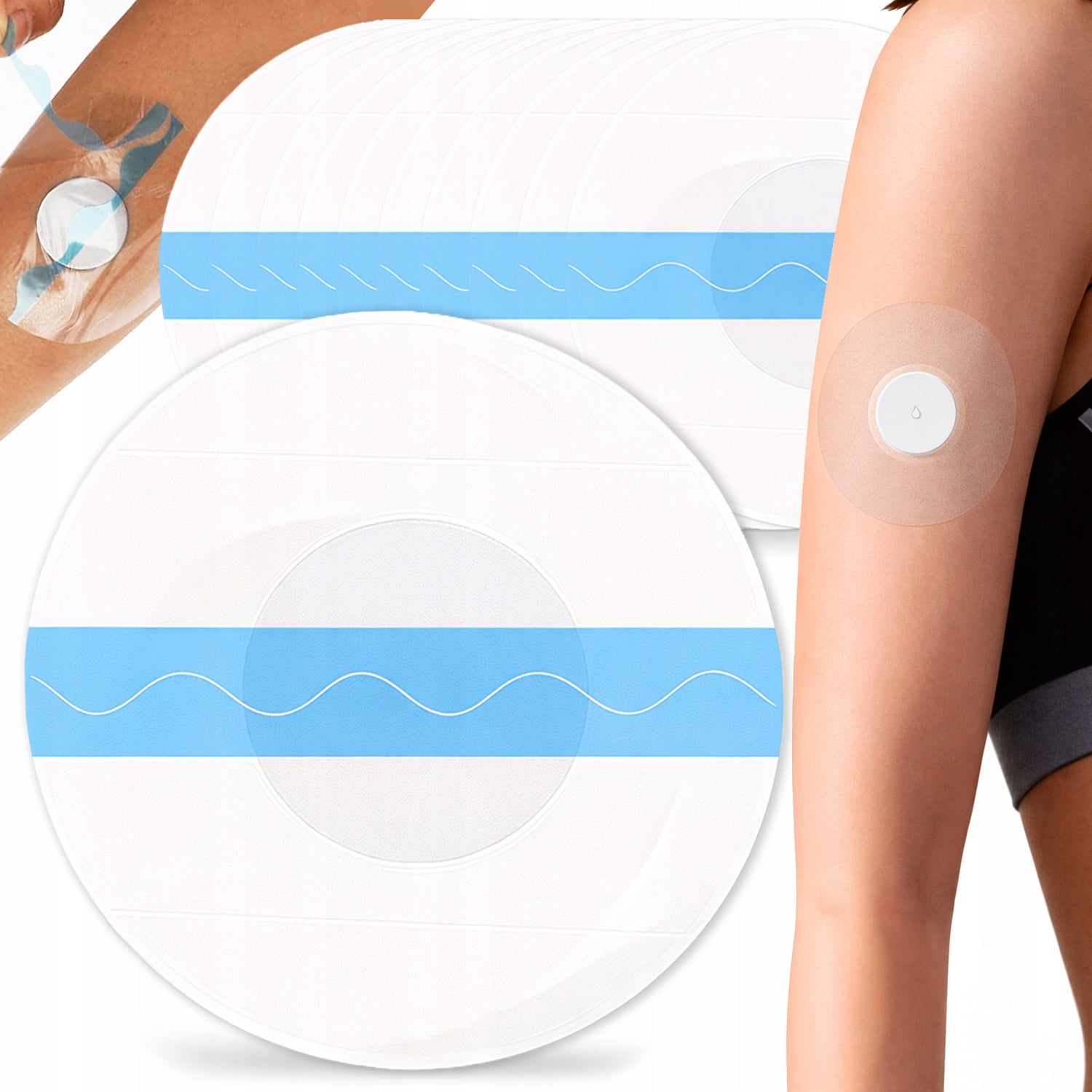 SENSOR PROTECTIVE PATCHES WATERPROOF TRANSPARENT FreeStyle Libre 2/3 40