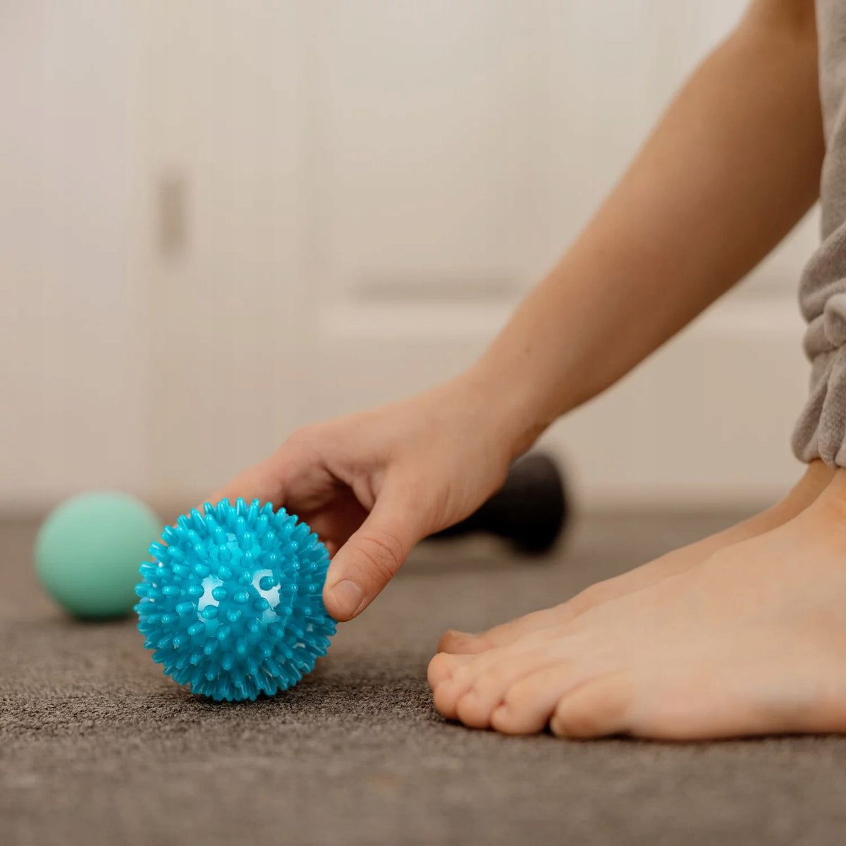 SENSORY MASSAGE BALL WITH SPIKES REHABILITATION HARD GYMTEK Brand Gymtek