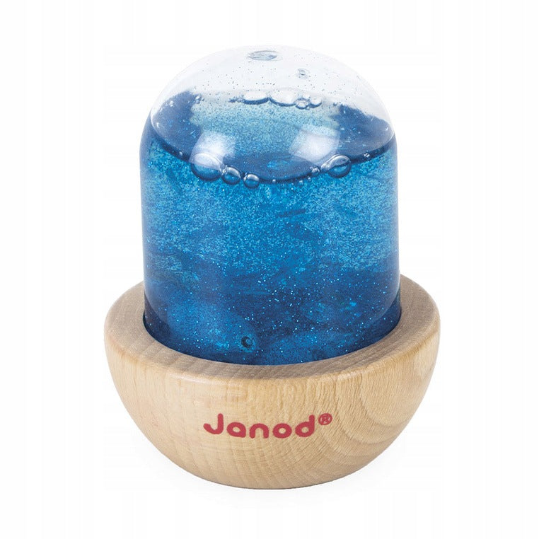 SENSORY SNOWBALL WITH GLITTER BLUE 12M+ JANOD