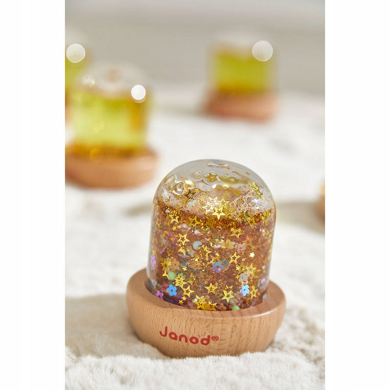 SENSORY SNOWBALL WITH GLITTER MULTICOLOR 12M+ JANOD Manufacturer code janod kula śnieżna sensoryczna multikolorowa