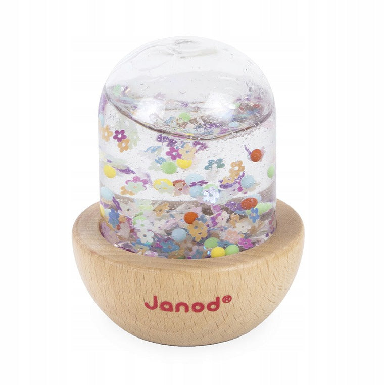 SENSORY SNOWBALL WITH GLITTER MULTICOLOR 12M+ JANOD