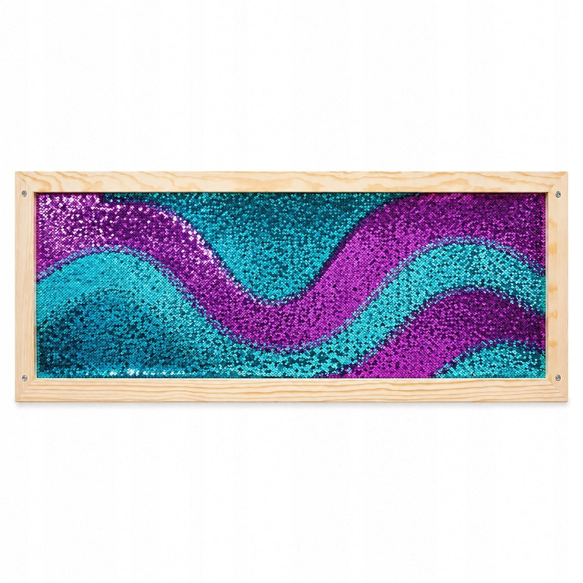 SENSORY WALL PANEL WITH SEQUINS DOUBLE-SIDED FOR CHILDREN CREATIVITY
