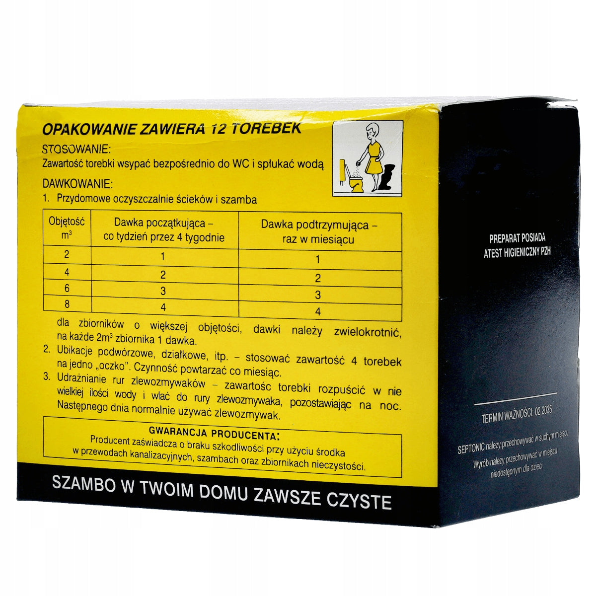 SEPTIC SACHET 12PCS SEPTONIC ECO POWDER ACTIVATOR FOR ALL YEAR STRONG Manufacturer no brand