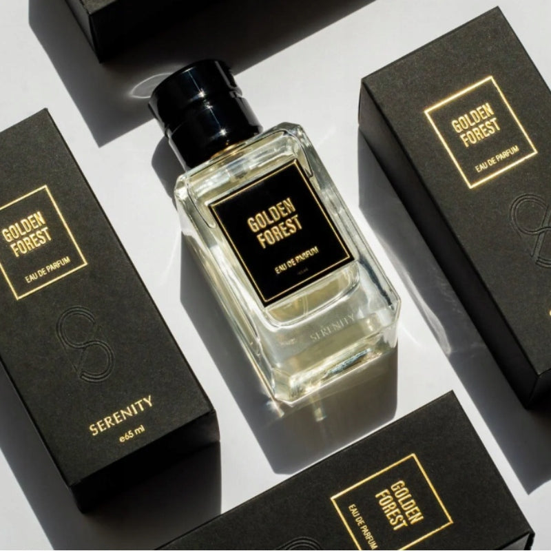 SERENITY GOLDEN FOREST PERFUME 65ML Men's Eau de Parfum Packaging status original