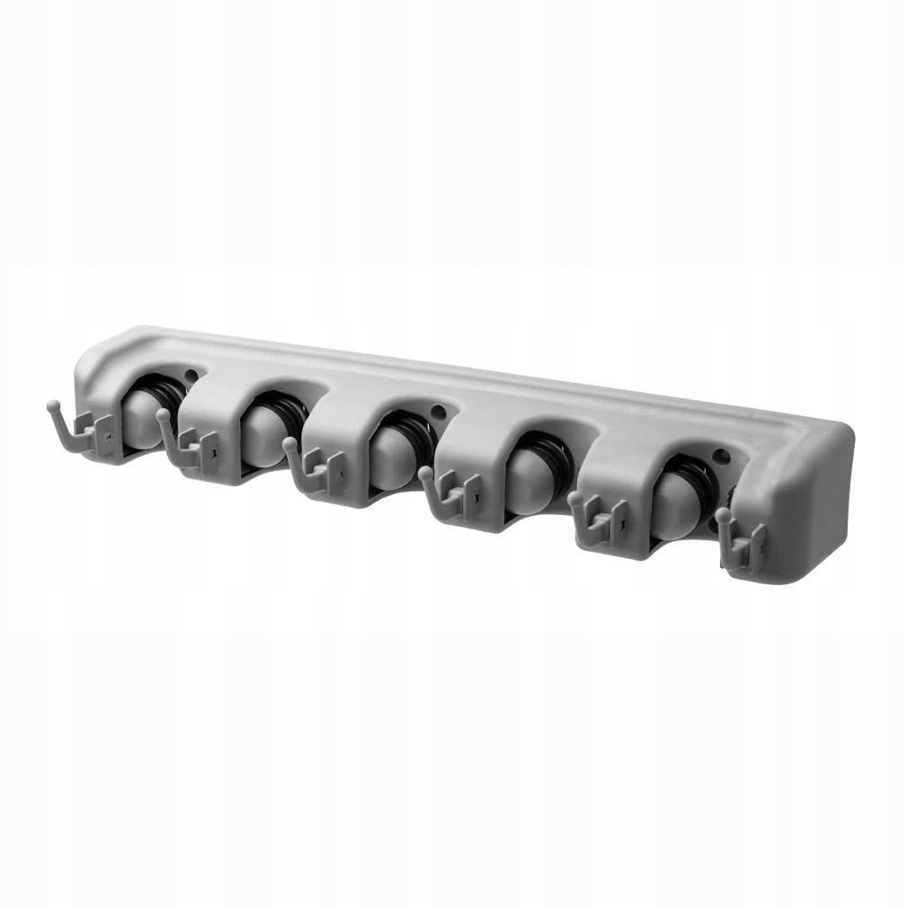 SERIAL HANGER TOOL HOLDER BROOM MOP RAKE 5 seats 40cm Dominant material synthetic material