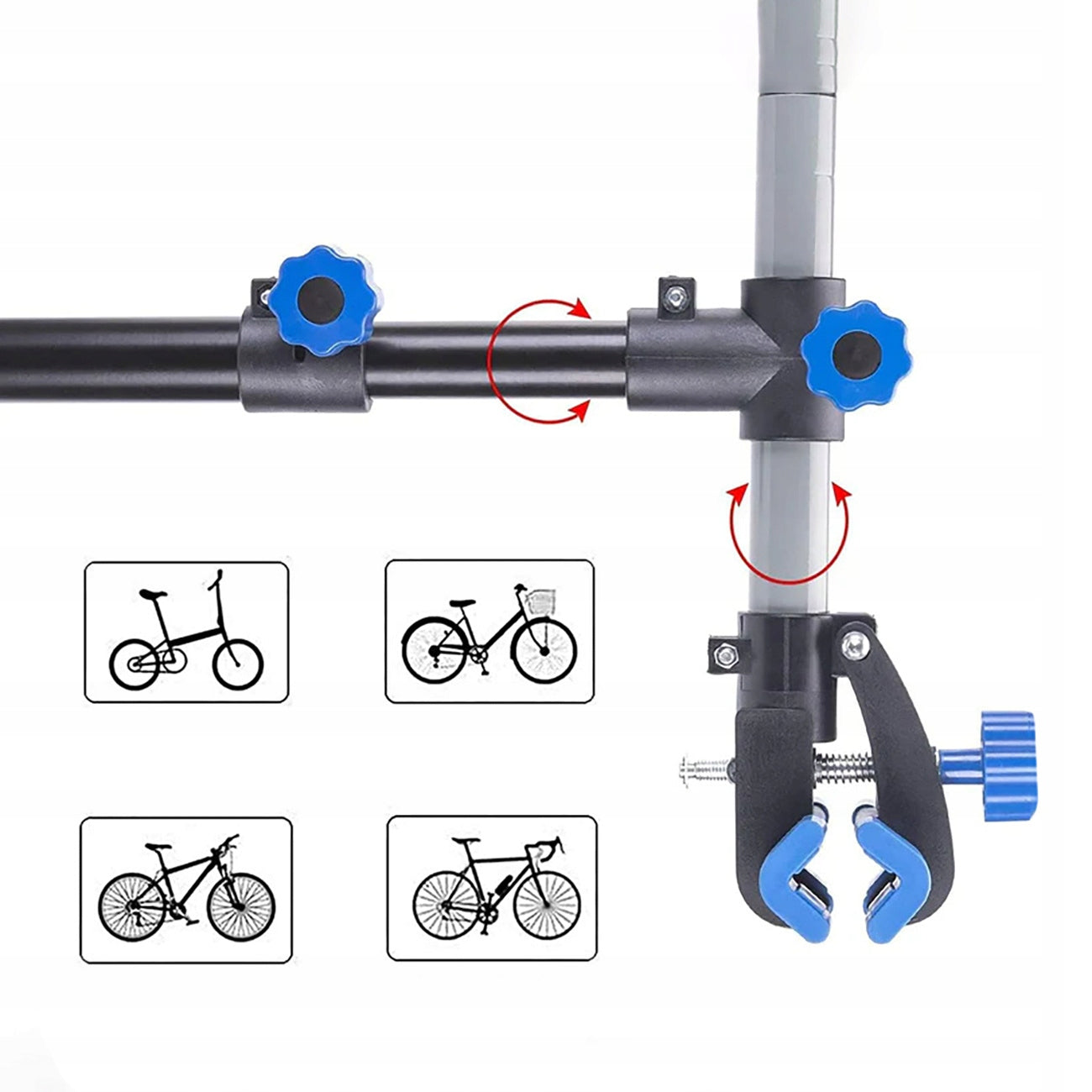 SERVICE BIKE RACK 20 KG MOUNTING TOP WALL STABLE BLACK ROCKBROS Number of slots 1