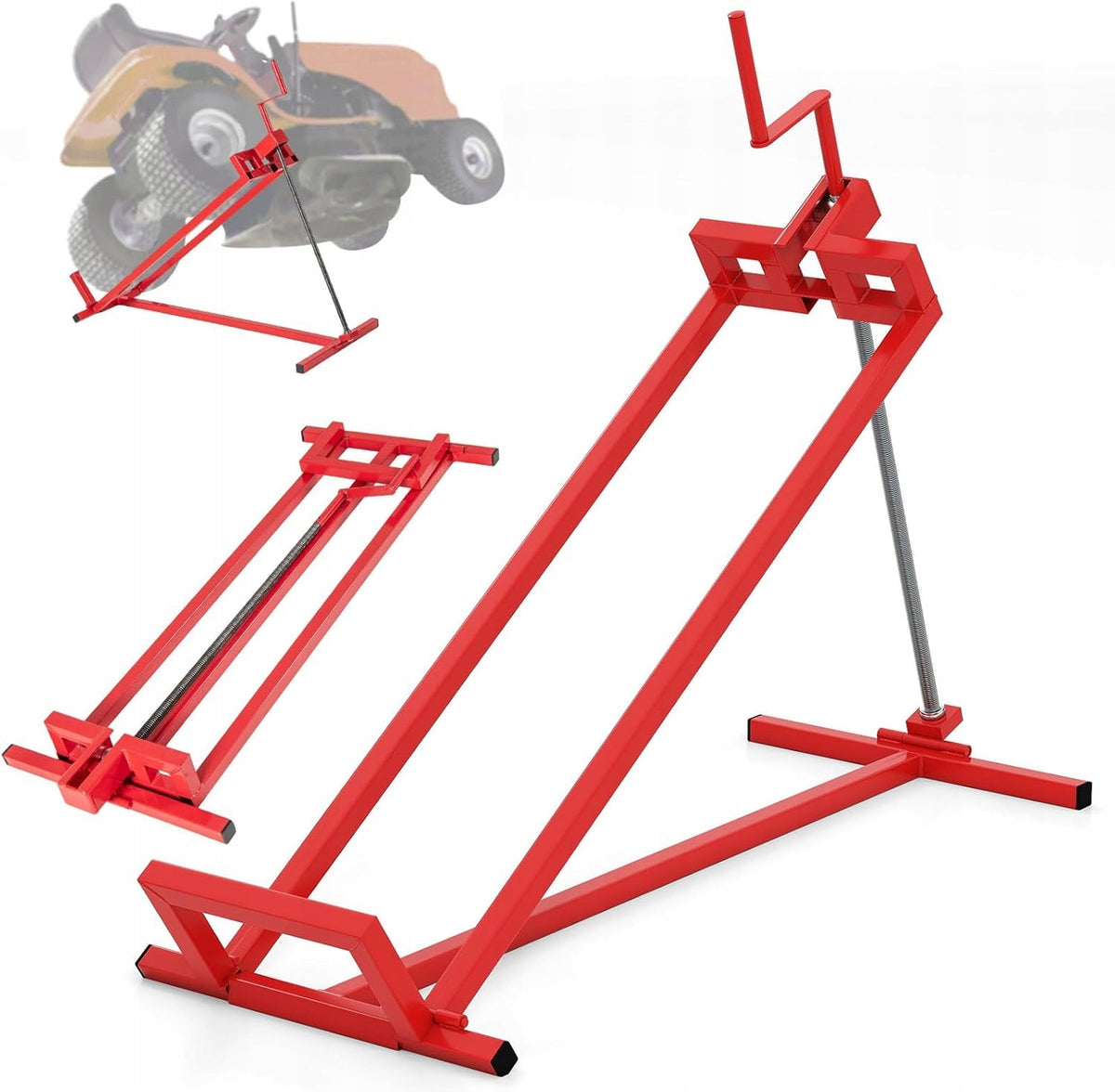 SERVICE LIFT TRIPOD STAND FOR QUAD MOWER TRACTOR ATV 400KG Manufacturer Kraft&Dele