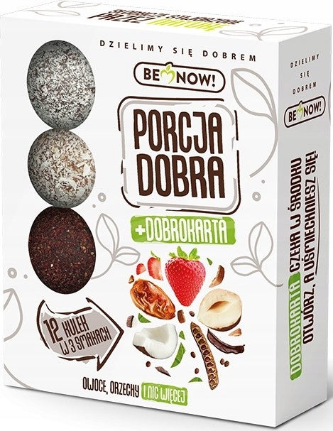 SERVING GOOD POWER BALLS FRUIT NUT 3 FLAVORS 12pcs 144g SNACK MIX
