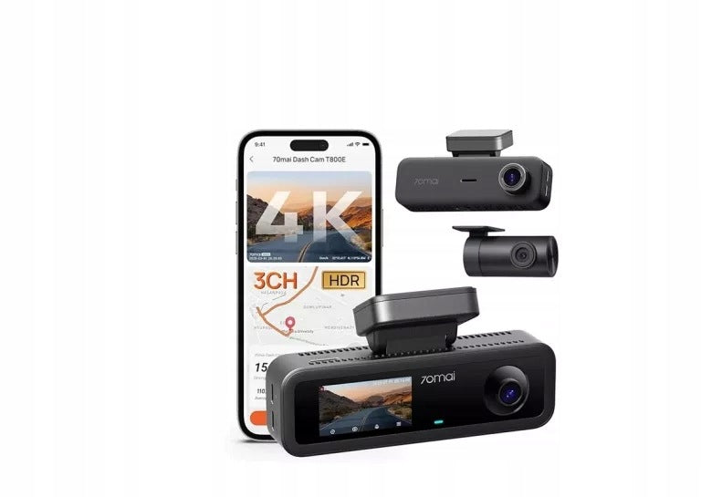 SET 70MAI T800E 4K DASH CAM