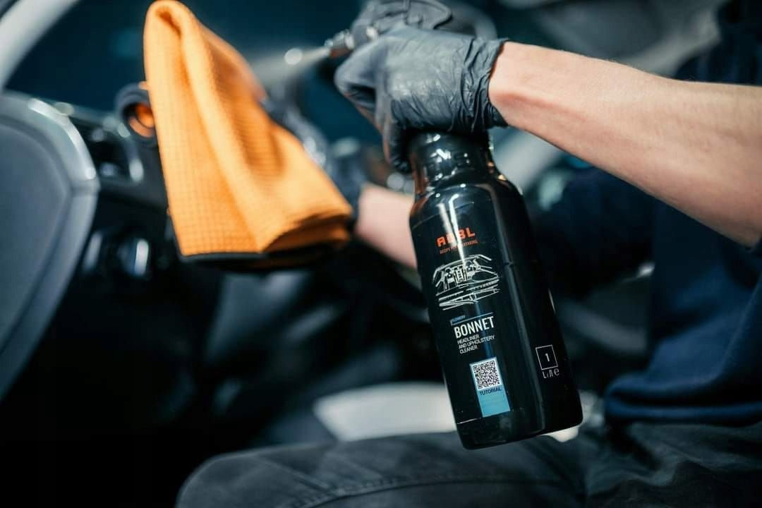 SET ADBL BONNET 1L +INTERIOR CLEANER 1L FOR CLEANING COCKPIT UPHOLSTERY Packaging status original