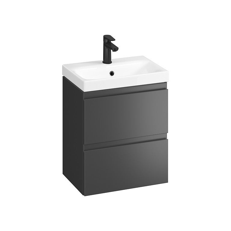 Badezimmer-Unterschrank Cersanit Moduo Slip, grau 