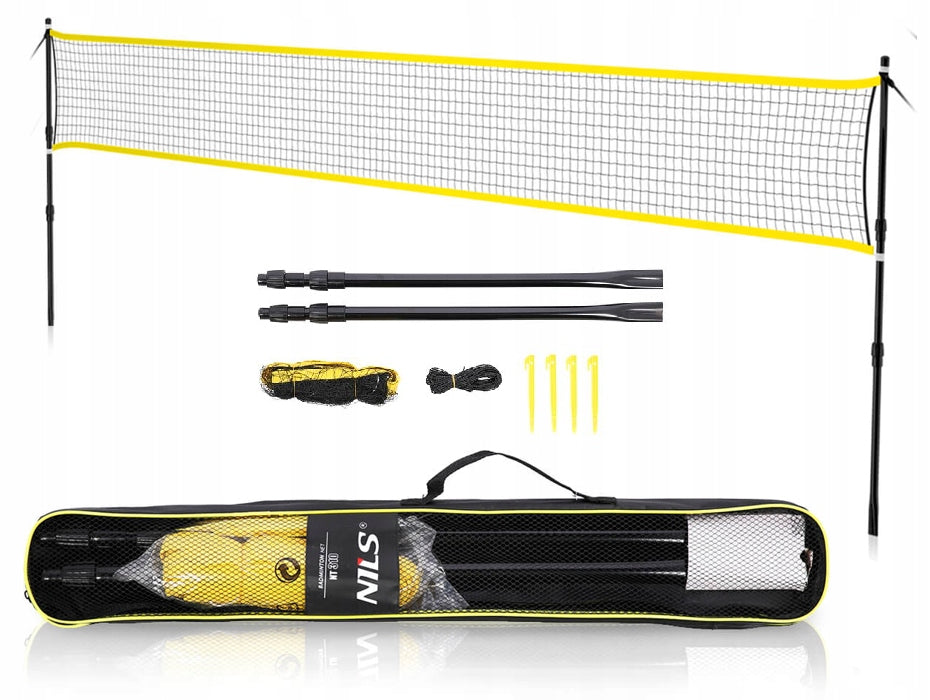 SET BADMINTON NET TENNIS VOLLEYBALL 630 cm POSTS LARGE 3IN1 BAG EAN (GTIN) 5907138766462
