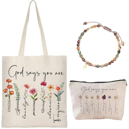 SET BAG WOMEN'S COSMETIC BAG BRACELET CHRISTIAN GIFT Brand no brand