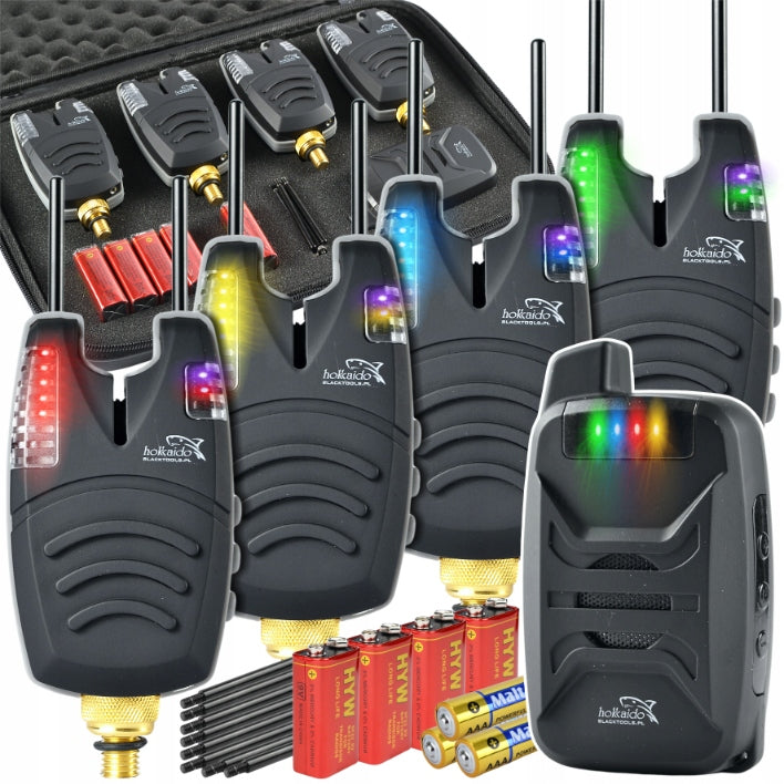 SET BITE BEACON 4+1+ HOKKAIDO RUBBERIZED PLUS FREEBIES