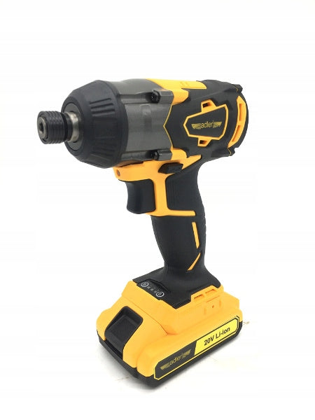 SET Cordless Impact Driver 280Nm ADLER AKU-280W/20V-2Ah Power supply rechargeable battery