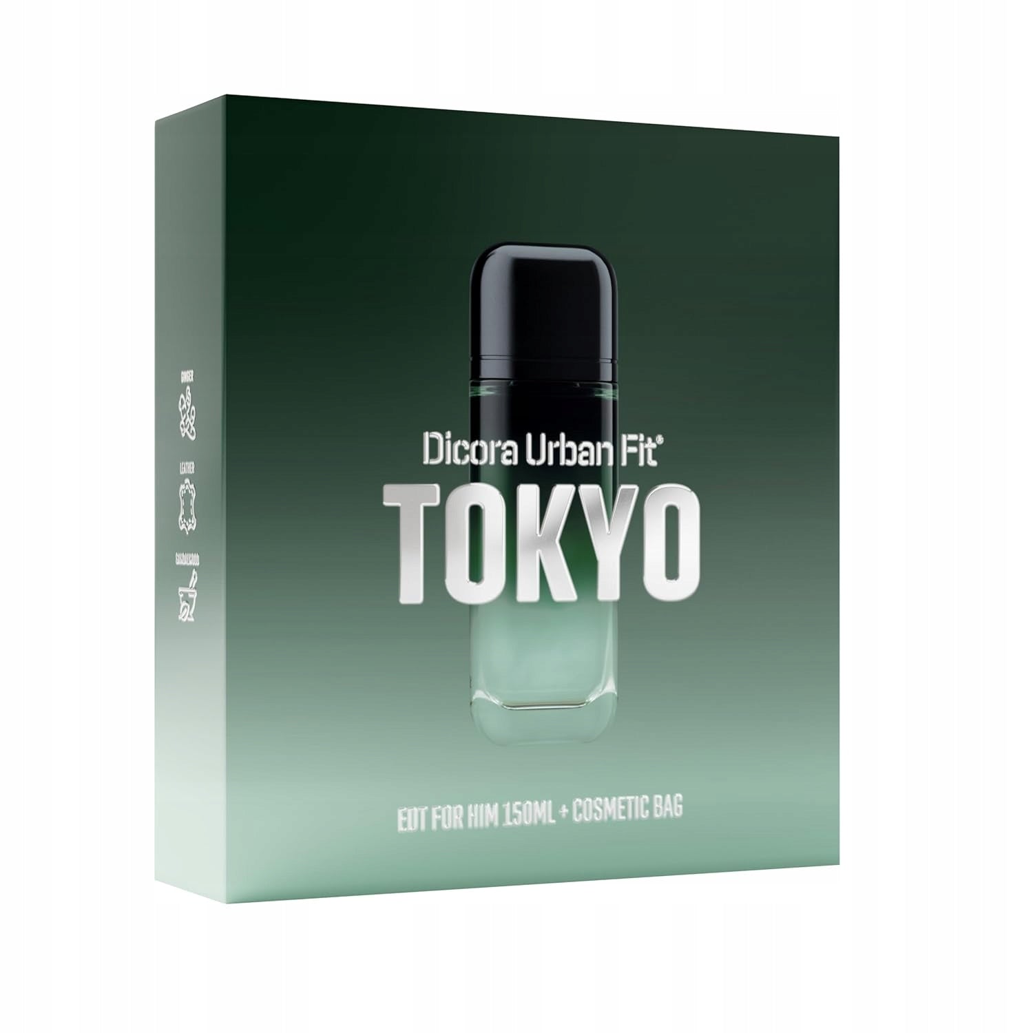 SET DICORA Urban Fit eau de toilette TOKYO For Him 150 ml + COSMETIC BAG