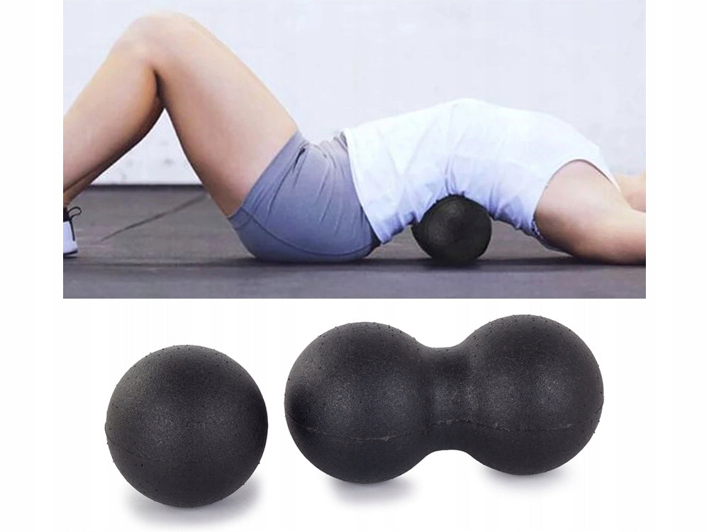 SET DUOBALL BALL FOR MASSAGE ROLLER + SINGLE BALL *CE* Manufacturer code PREMIUM BLACK