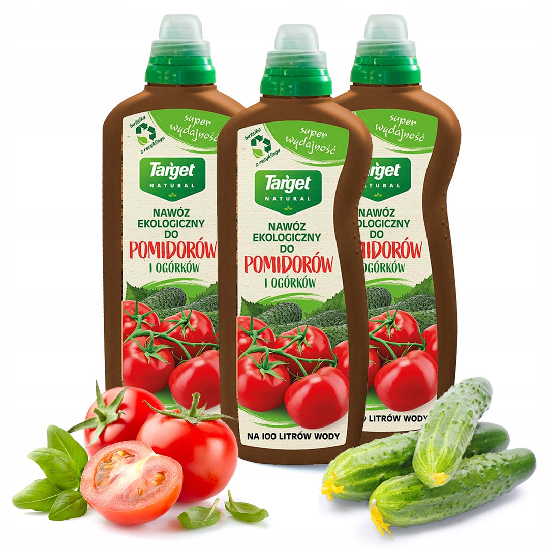 SET ECO LIQUID FERTILIZER FOR TOMATOES 3 X 1L CUCUMBER TOMATOES TARGET