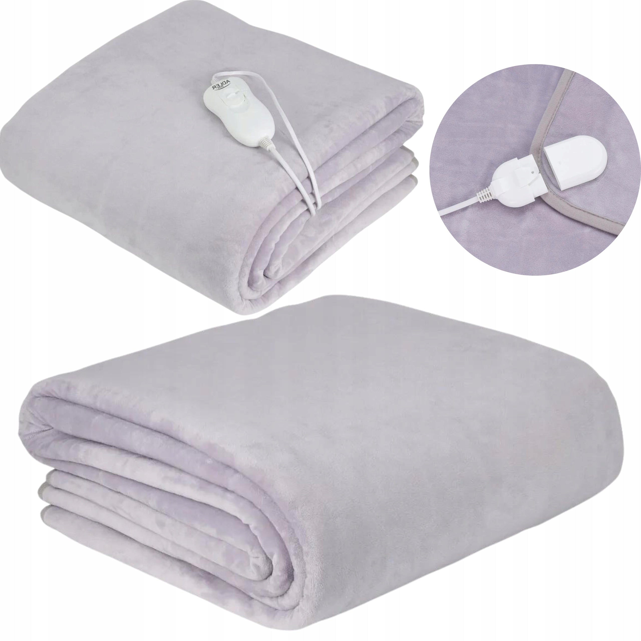 SET ELECTRIC BLANKET HEATING MAT POLAR 150x80+ TEA GIFT Color gray