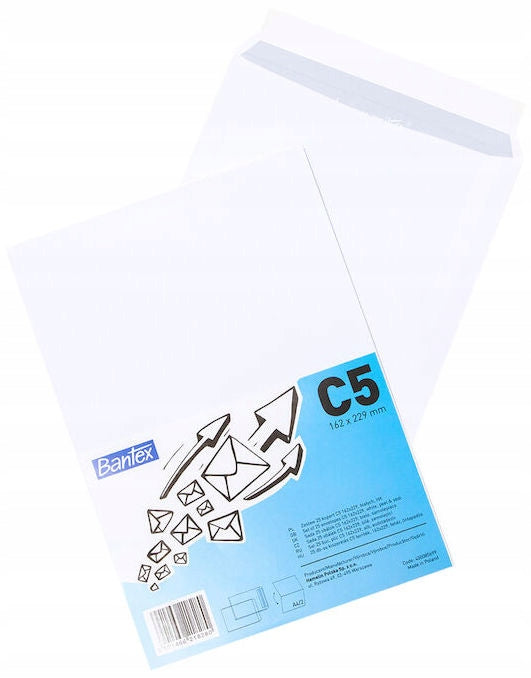 SET ENVELOPES Office Envelope Letter Envelopes C5 White HK 50 Pieces Packaging status original