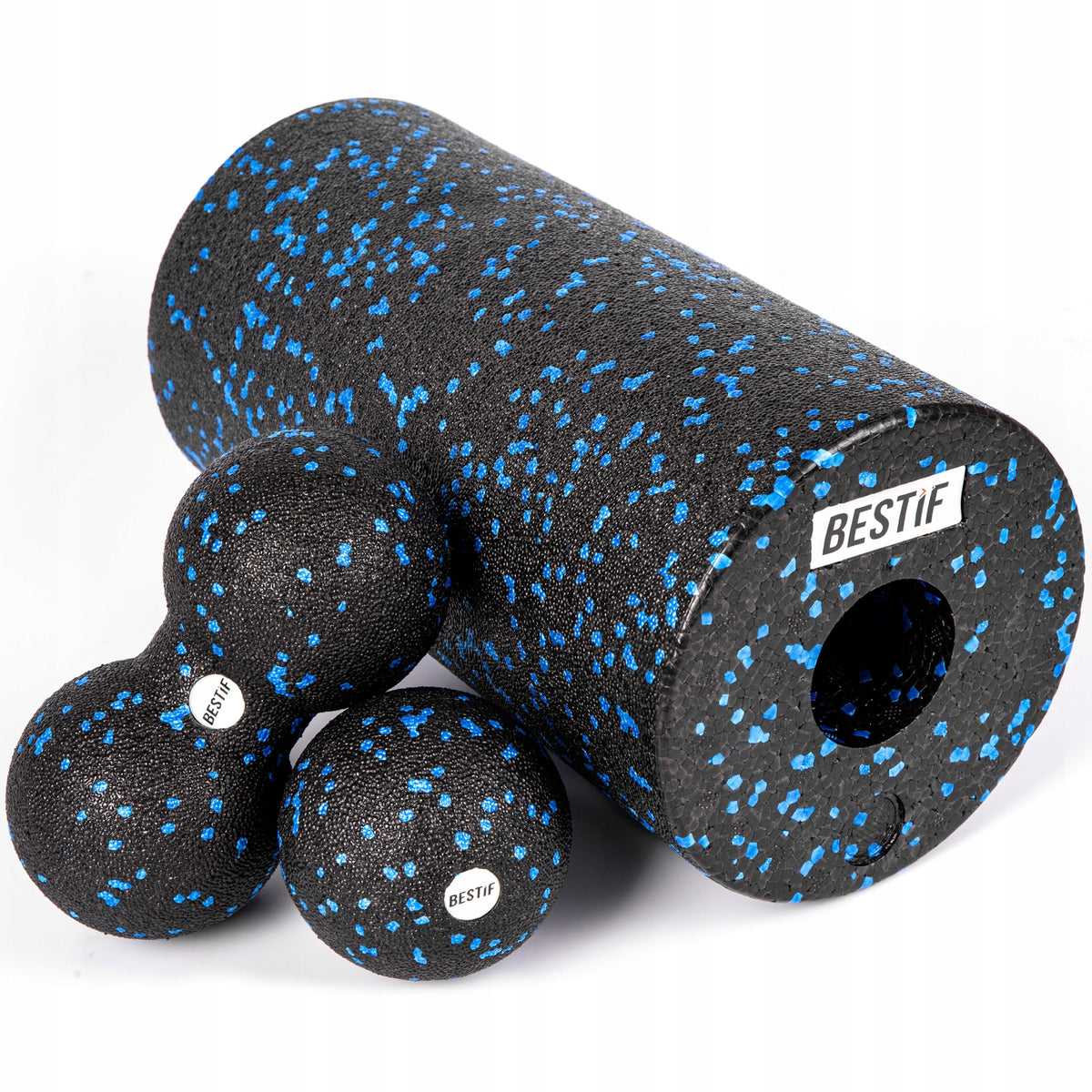 SET EPP BESTIF ROLLER EXERCISE MASSAGE ROLLER DUOBALL 3in1
