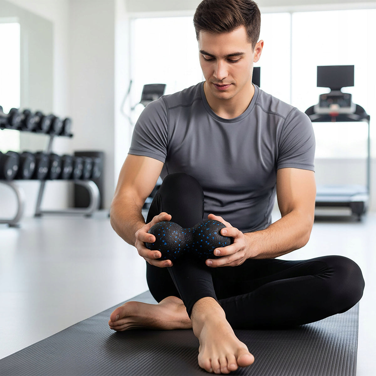 SET EPP ROLLER EXERCISE MASSAGE ROLLER BALL DUOBALL 3in1 Packaging status original