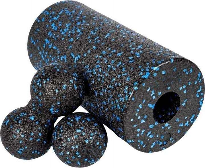 SET EPP ROLLER EXERCISE MASSAGE ROLLER BALL DUOBALL 3in1