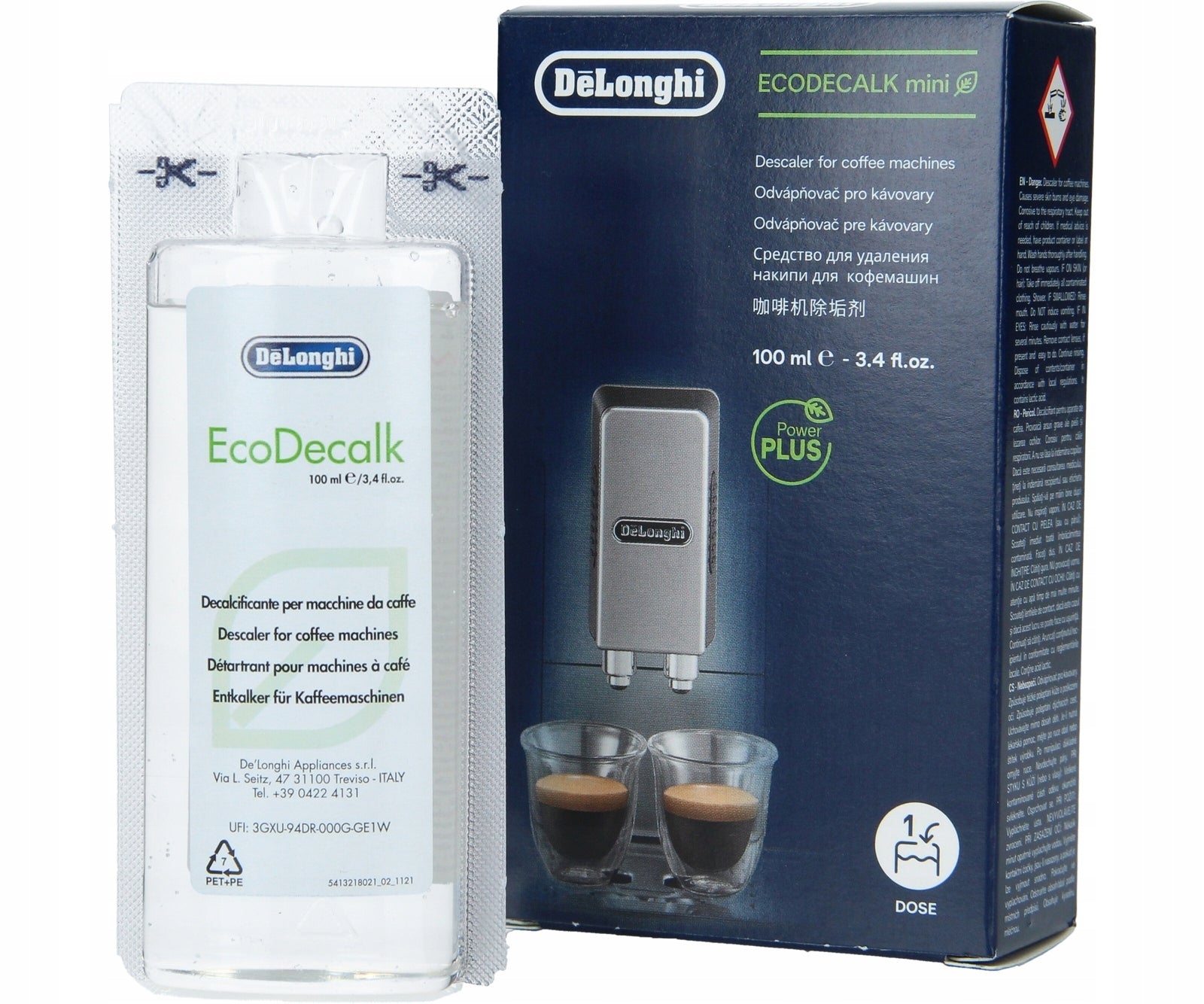SET: FILTER + DESCALER DeLonghi De Longhi Brand De'Longhi