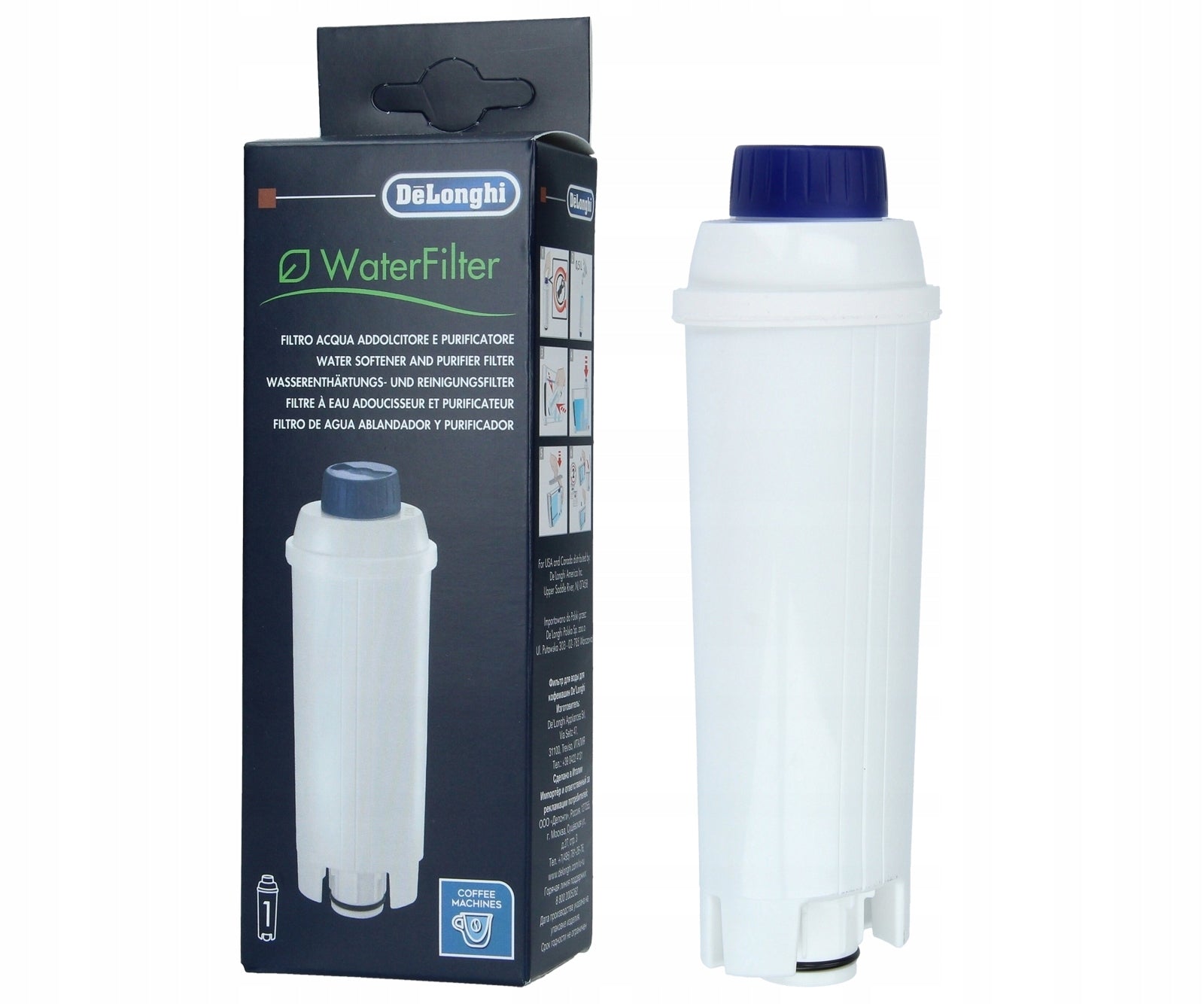 SET: FILTER + DESCALER DeLonghi De Longhi Manufacturer code KAGD000043