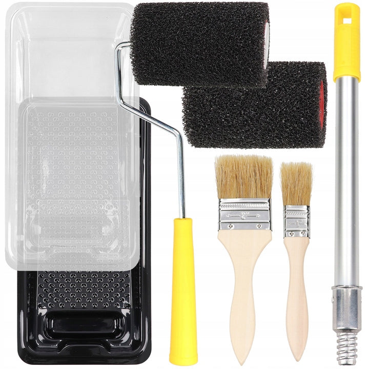 SET FOR APPLYING A PROTECTIVE COATING TO THE BODY ROLLER BRUSHES