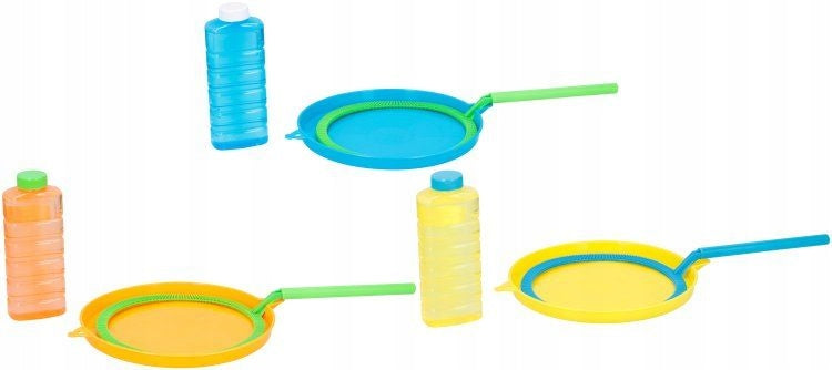 SET FOR LARGE SOAP BUBBLES 4 EL. 250 ML BUBBLEZ 3+ Brand BubbleZ