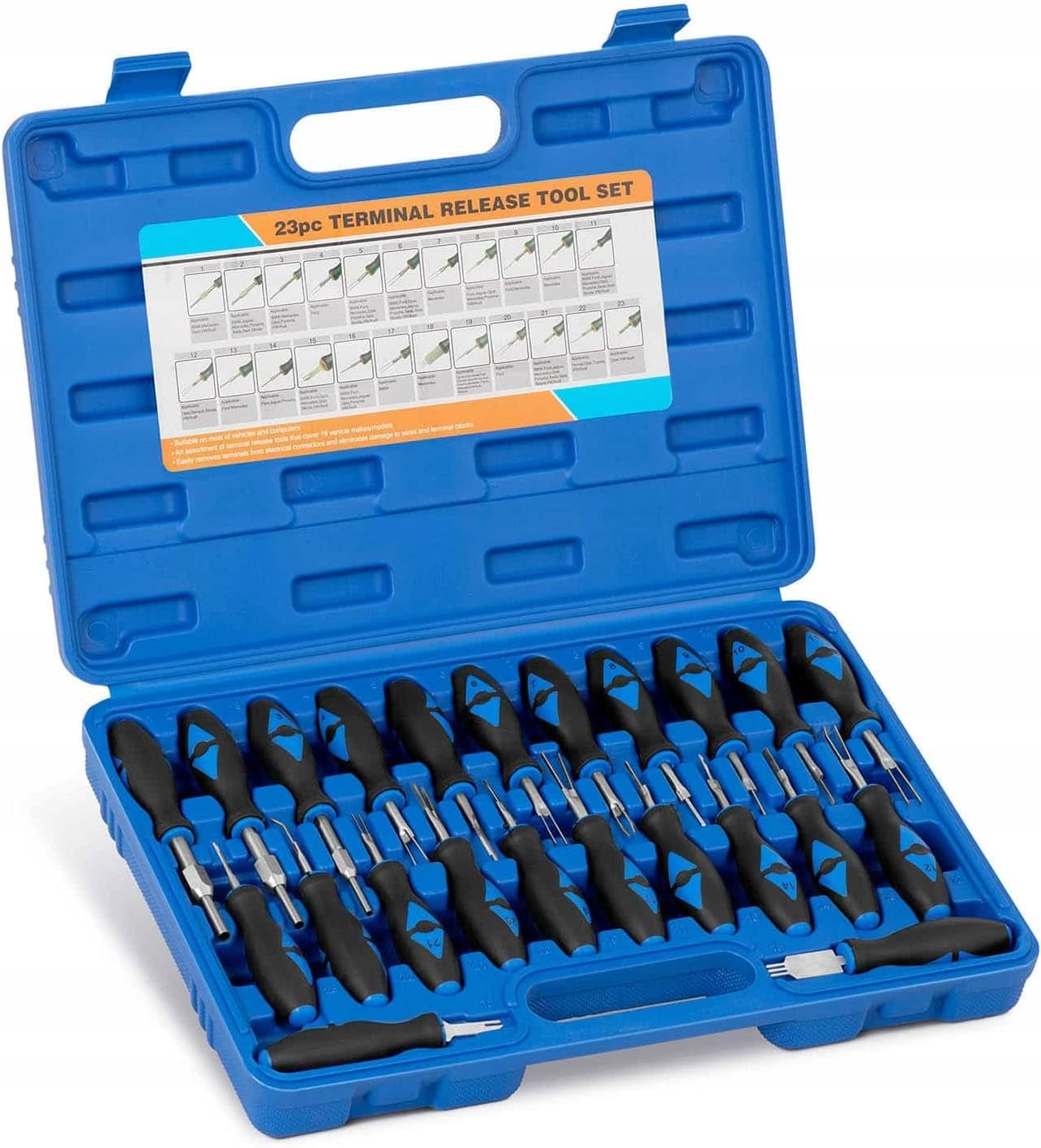 SET FOR REMOVING PINS OF ELECTRICAL CUBE FITTINGS 23 PCS Brand no brand