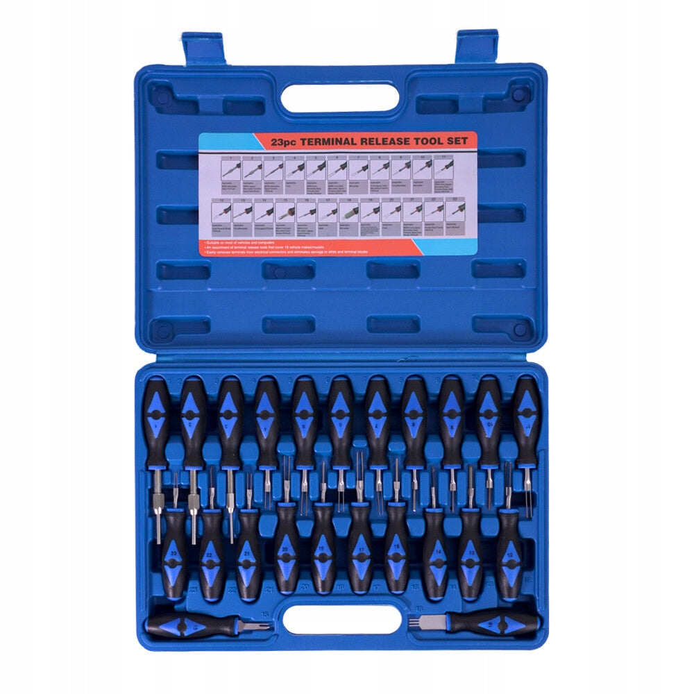 SET FOR REMOVING PINS OF ELECTRICAL CUBE FITTINGS 23 PCS