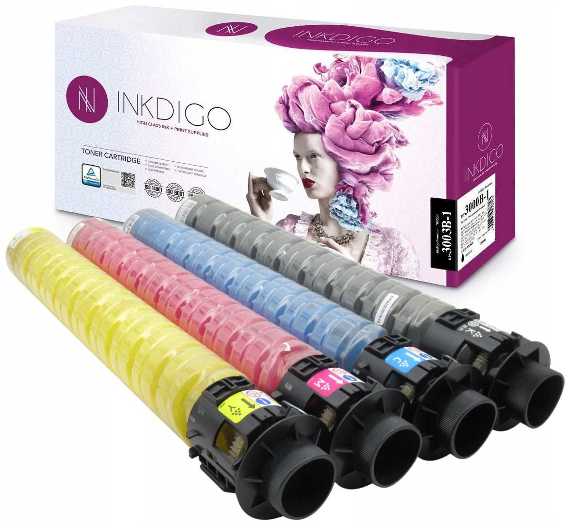 SET FOR RICOH MPC3003 MPC3503 PRC647 CMYK
