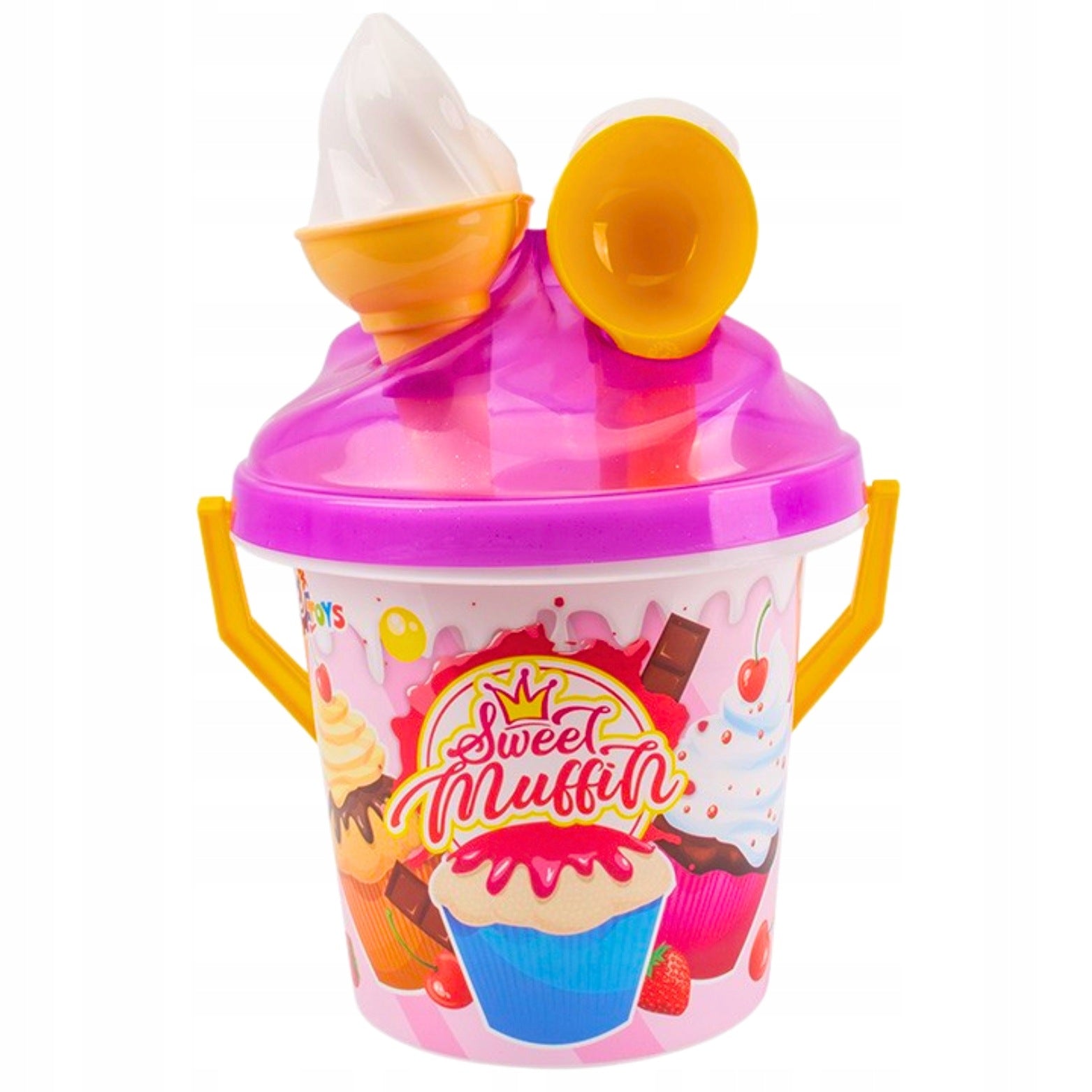SET FOR SANDBOX ICE CREAM MOLDS BUCKET FOR CHILDREN 5743 Packaging status original
