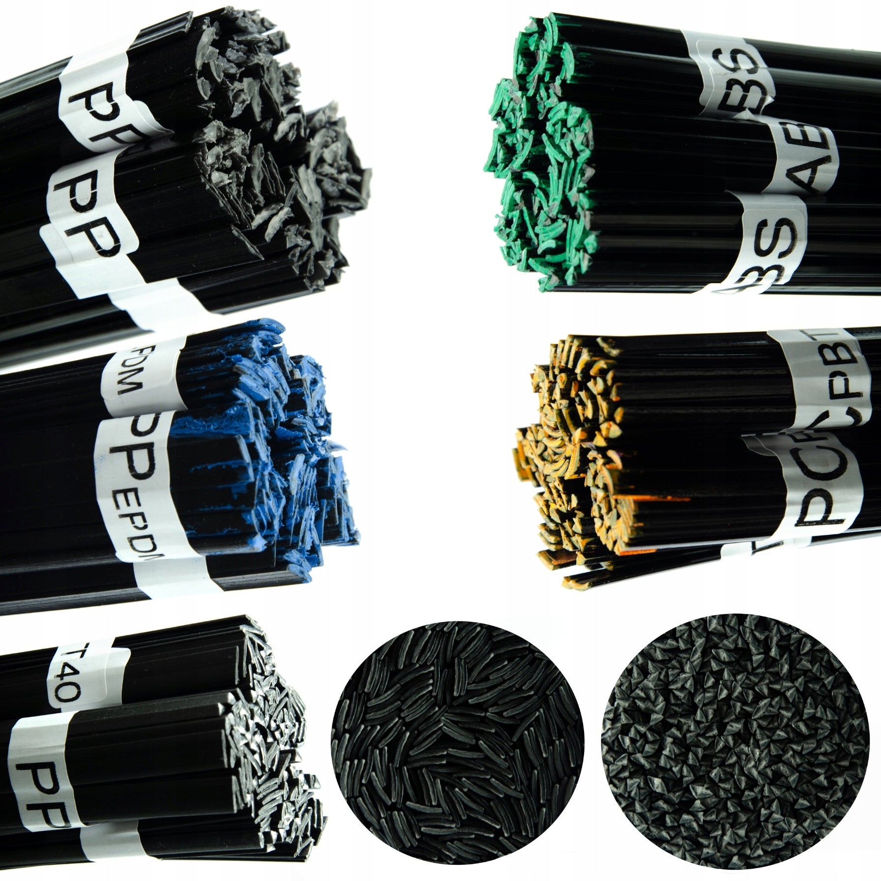 SET FOR WELDING PLASTIC THE MOST IMPORTANT BINDERS