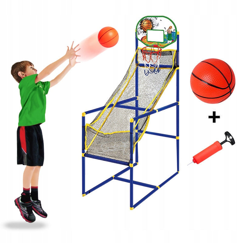 SET GARDEN BASKETBALL BASKET TOY FOR CHILDREN BALLS PUMP GIFT