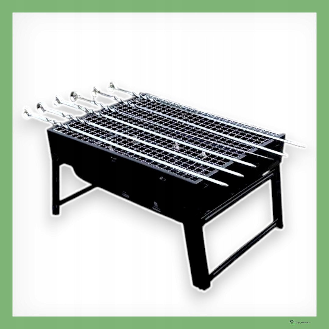 SET GRILL HIKING SUITCASE FOLDING MANGAL + 6x SKEWERS ANMAXO Manufacturer code GRILL WALIZKA + 6x SZPIKULCE ANMAXO
