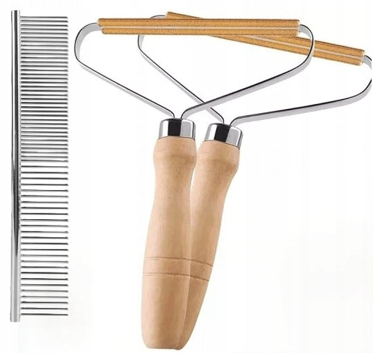 SET HAIR CLEANING BRUSH COMB FOR DOG AND CAT CARE