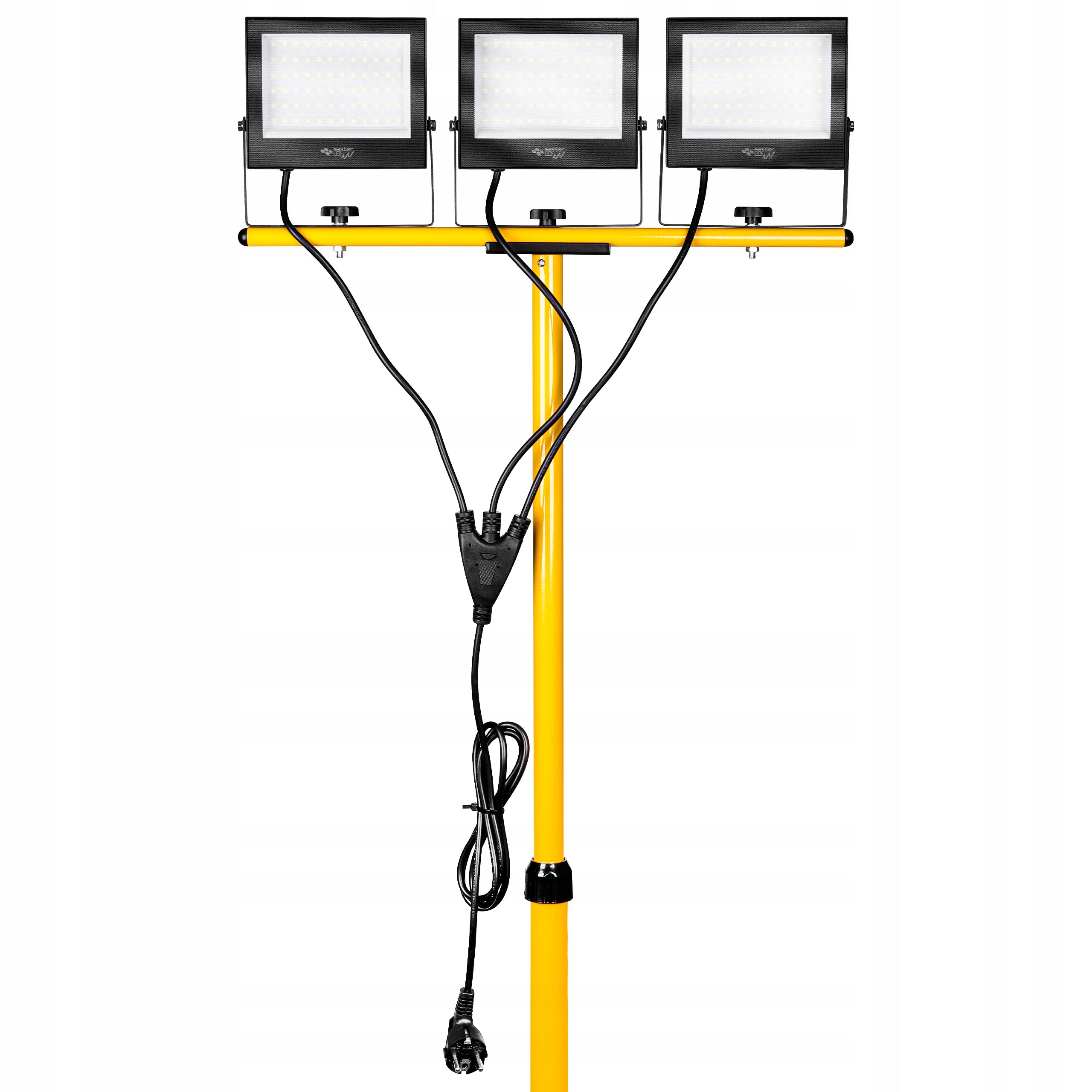 SET HALOGEN floodlight 3x 50W 4500K LED LAMP TRIPOD construction plug Manufacturer code ZESTAW HALOGEN naświetlacz 3x 50W 4500K