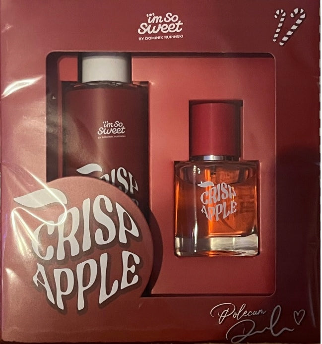 SET IM SO SWEET Perfume CRISP APPLE + gel DOMINIK RUPIŃSKI
