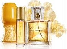 SET INCADESSENCE Avon 30 ml + perfume + ball Incandessence