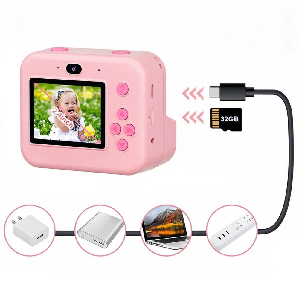 SET INSTANT DIGITAL CAMERA WITH THERMAL PRINTER FOR CHILDREN ROLLER Brand no brand