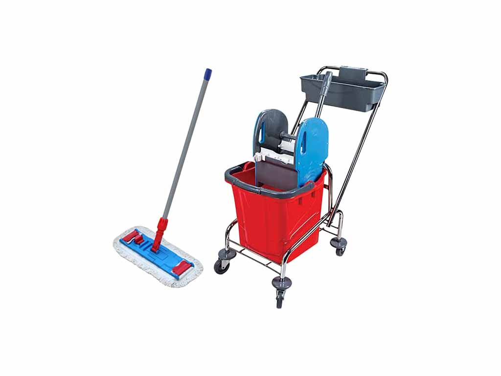 SET INTEGRAL cleaning trolley 25l + mop 50CM Brand no brand