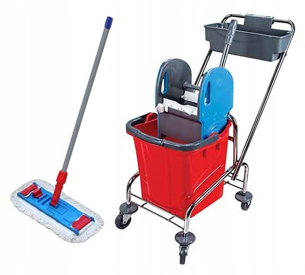 SET INTEGRAL cleaning trolley 25l + mop 50CM