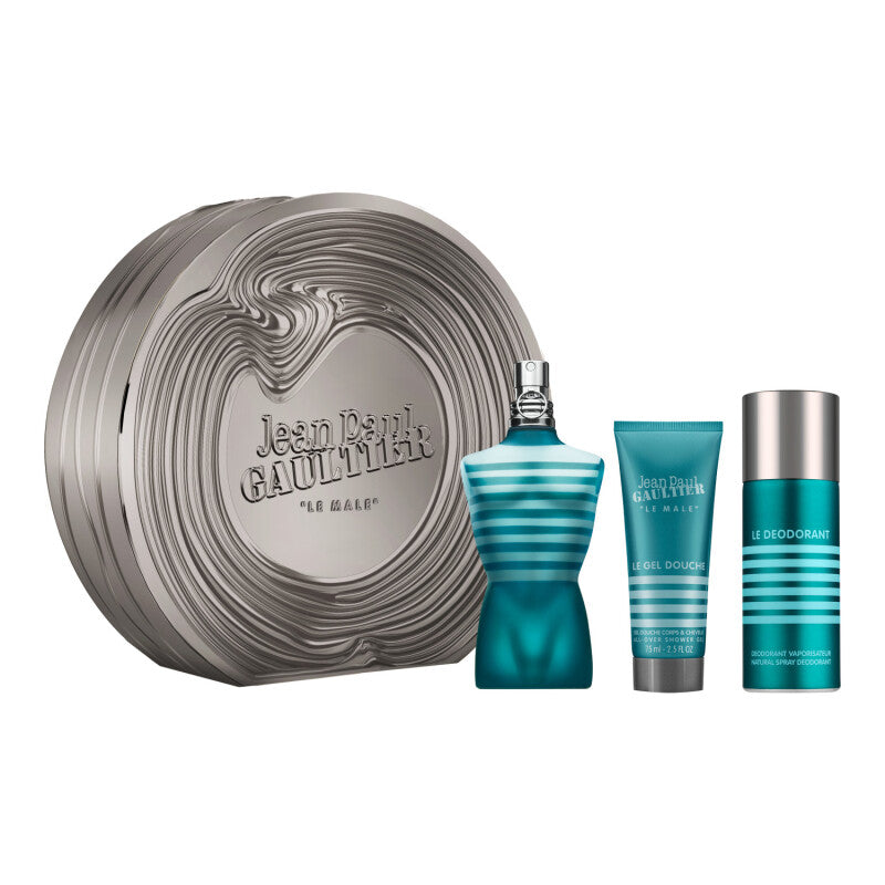 SET JEAN PAUL GAULTIER LE MALE 125ML + 75ML + 150ML FOR MEN EDT
