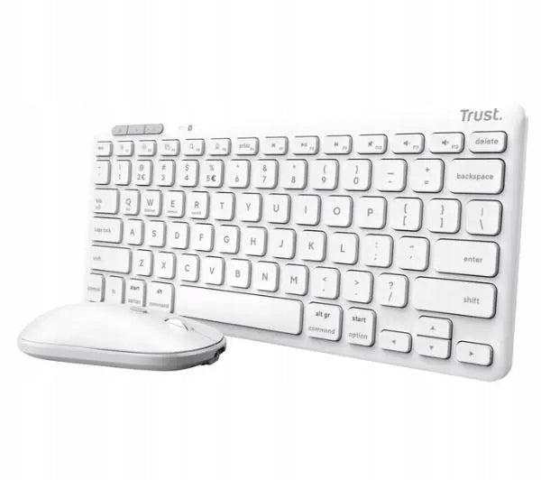 SET KEYBOARD AND MOUSE TRUST LYRA WHITE Manufacturer code 25073