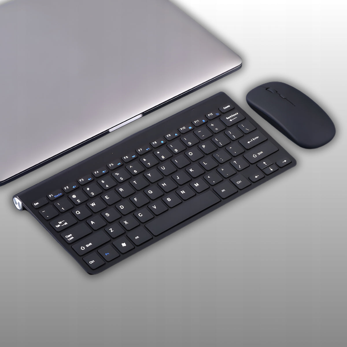 SET KEYBOARD AND MOUSE WIRELESS 2,4 GHz COMPACT QUIET BLACK Packaging status original